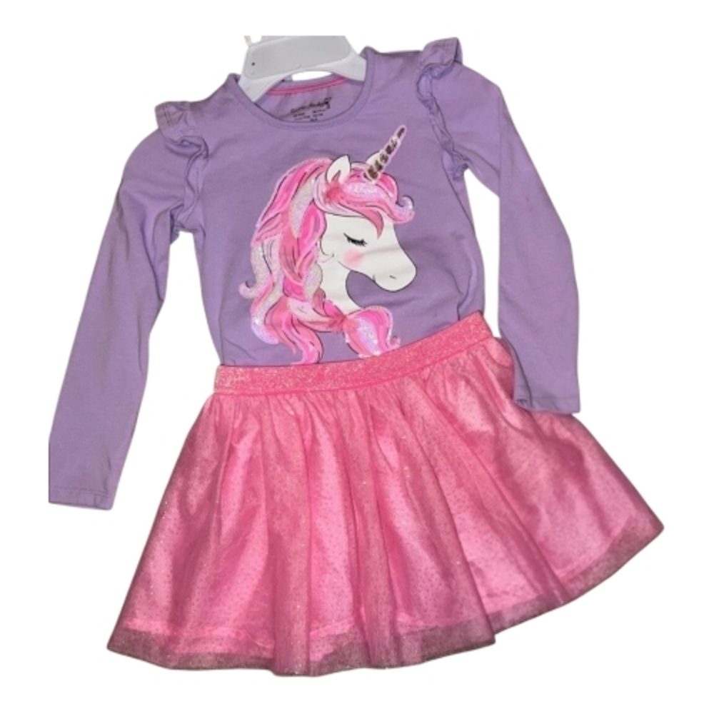 Cynthia Rowley Purple and Pink Unicorn Kids Matching Set